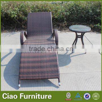 Luxurious Single Dedicated Outdoor Swimming Pool or Beach Lying Bed + Coffee Table photo-2