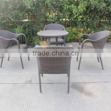Garden Furniture Aluminum Coffee Table and Chair Set photo-4
