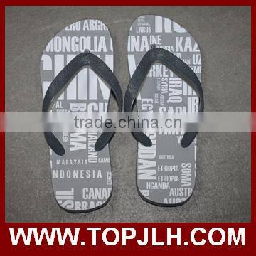 Custom Sublimation Adult Beach Slippers Rubber Flip Flops photo-2