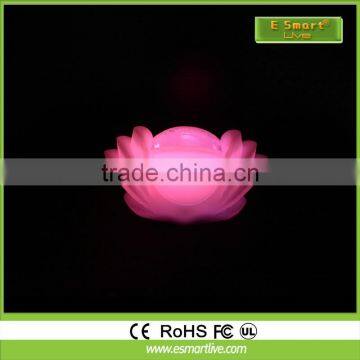 Solar PE Plastic Illuminated Lighted Planter LED RGB Flower Pot