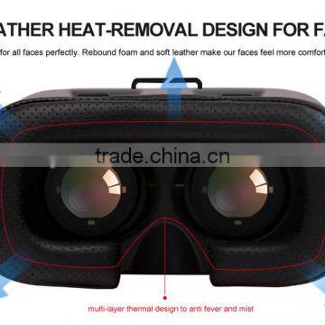 ZOOM FUNCTION VR Case 3plus 3D Glasses VR Box With Headstrap vr Glasses for Mobile Phone photo-2