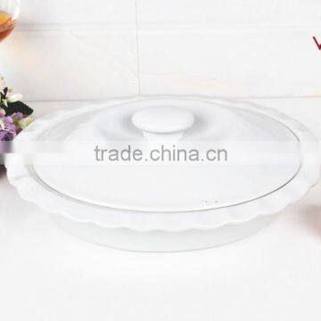 11.5" Oval Ceramic Bakeware With Lid photo-2