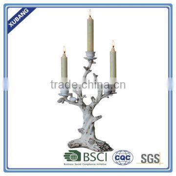 Poly Resin Wholesale High Quality Low Price Twin Bird Candle Holder photo-4