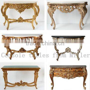 French Furniture Wholesale Marble Top Console For Living Room Decor photo-4