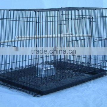 CASE OF 6 Bird AVIARY BREEDING BIRD CAGE Flight Bird Cage by Size 24x16x16 Inches - BLACK Color