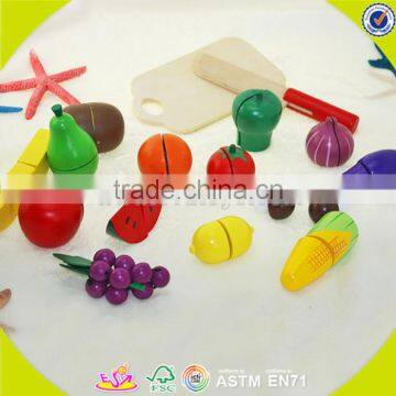 Wholesale Baby Wooden Fruit Cutting Toy, DIY Kids Wooden Fruit Cutting Toy, Role Play Children Wooden Fruit Cutting Toy W10B114 photo-5
