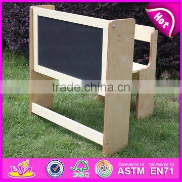 Multifunctional Wooden Foldable Table Chair With Easel for Kids,Children Wooden Easel Learning Table With Chair Toy W08G154A photo-6
