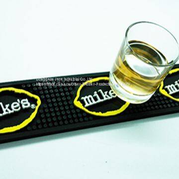 Promotional Soft Pvc Customized Logo Rubber Bar Mat photo-5
