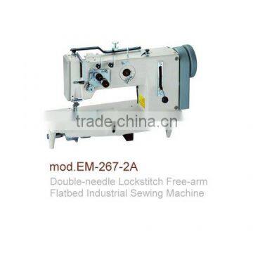 Double-needle Lockstitch Free-arm Flatbed Machine