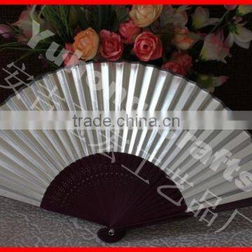 Japanese Gold and Silver Color Bamboo Paper Fan Promotionally photo-6