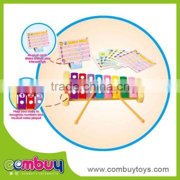 Children musical instruments xylophone music notes