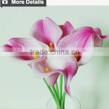 Hot Sale Real Touch Ribbon Flower Calla Lily photo-4