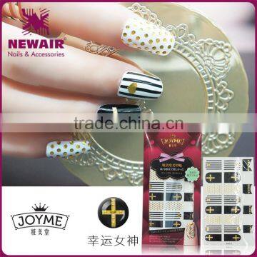 High Quality Diamond Gel Nail Wrap Stickers/Lucky Godness photo-4
