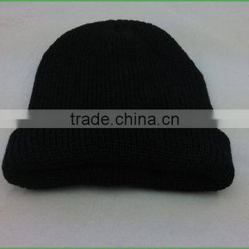 knitted fashion winter beanie cap outdoor keep warm hat