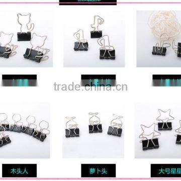 Office Stationery Assorted Shapes Metal Binding Clips photo-3