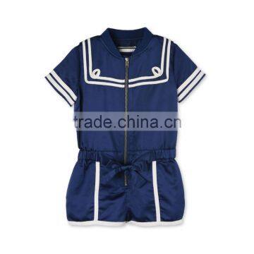 Unisex Majorette Blue Mel All In One Baby Bodysuit Romper Childrens Boutique Clothing HSr5109 photo-2