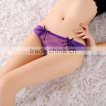 Stock Newest Lace Women's Sey Panties Briefs Bikini Knickers Lingerie Underwear Thongs G-string See Through Briefs Women c Strin photo-2