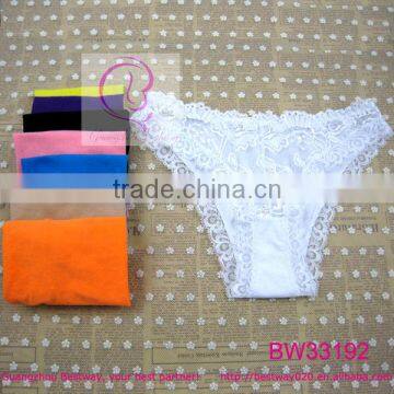 Sexy Front Transparent Lace Back Cotton Lingerie Underwear photo-6