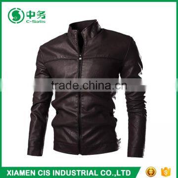Cheap Price Wholesale Pakistan PU Leather Jackets for Men photo-3
