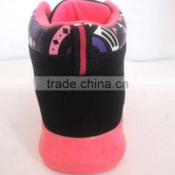 2017 Black PU Upper Pink Outsole New Model Shoes Women photo-5