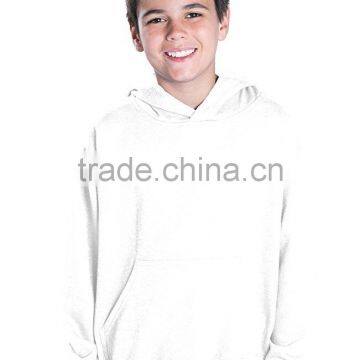 Custom Hoodie Jersey Lined Double-needle Hem Hood Pouch Pocket Fleece Children Hoodies Wholesale photo-6