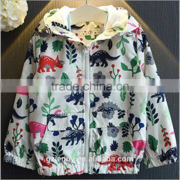Latest Water Proof Windbreaker Nylon Outdoor Coat Hooded Girl Kid Jacket