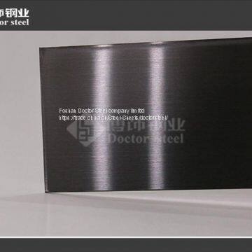 304 Black Decorative Stainless Steel Plate,light no Fingerprinted Stainless Steel Sheet photo-2
