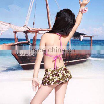 S13736A 2016 Kid Swimwear Girl's 2 Pcs Bikini Swimsuits photo-2