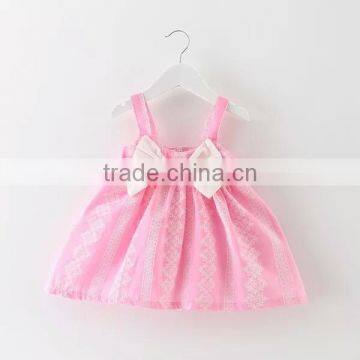 Names of OEM fashion design small girls dress with big bowknot appliqued kids fashion clothes games