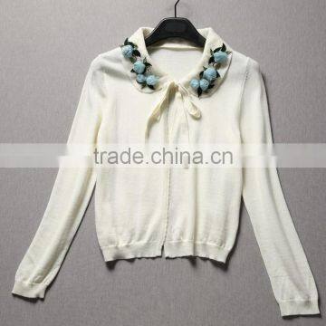Fashion Style 2016 New Elegant Short Coats Knitted Blazers For Women Sweater photo-2
