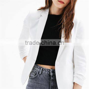 2017 Custom Designs Women Leisure 3/4 Sleeve Blazer Jacket photo-5