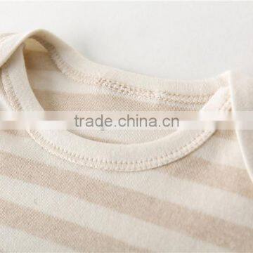Wholesale Organic Cotton Baby One Piece Rompers Newborn Baby Bodysuit Baby Girl Bodysuit photo-5