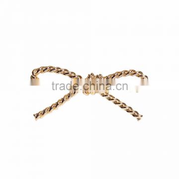 Zinc Based Alloy Purse Accessories Gold Plated 6.1cm(2 3/8") x 2.8cm(1 1/8"), 1 Piece