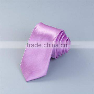 Polyester Necktie Violet Customize Printed Logo Tie photo-3