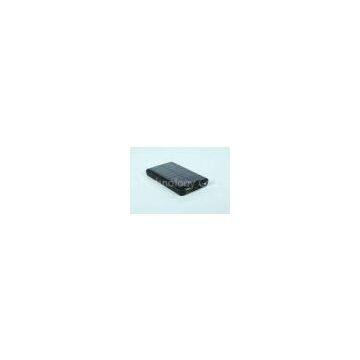 Black Solar USB Phone Charger / 5000mah Power Bank With LED Light