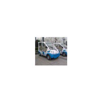 Four wheel Low Speed Electric Vehicles , Four Seat 3 KW Electric Shuttle Bus