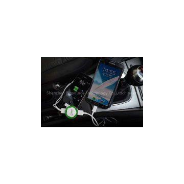 Newest 2-port USB Car Charger for IPhone 6 Samsung Portable Charger photo-2