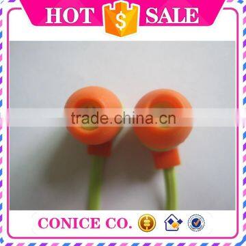 2015 Wholesale Silicone Plastic Plug in Ear Earbuds Stereo Handsfree Wired Microphone Earphones photo-5
