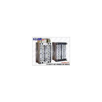 28mm PCO BPF PP Plastic Cap Mould , 2.8g 12 Cavity Cap Injection Mold