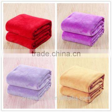 High Quality Fleece Custom Blanket factory 100% polyester custom made cheap super soft polar fleece blanket