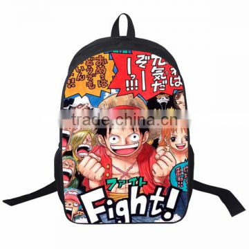 (Hot Sell) One Piece Anime Lufy backpack Popular Children school bag ,Anime School Bags