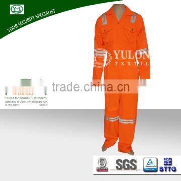 One piece ESD antistatic waterproof fireproof workwear with reflective tape