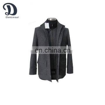 Mens woolen slim fit short coat