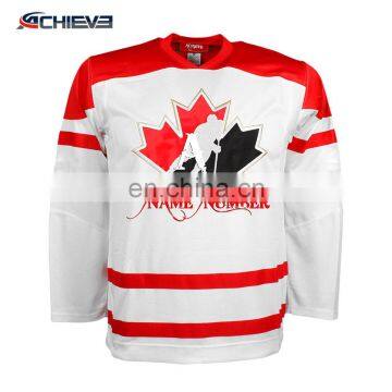 Wholesale custom top quality ice hockey jersey