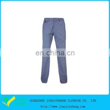 Eco Frinedly Solid Color 100% Cotton Men Cotton Trousers Wholesale