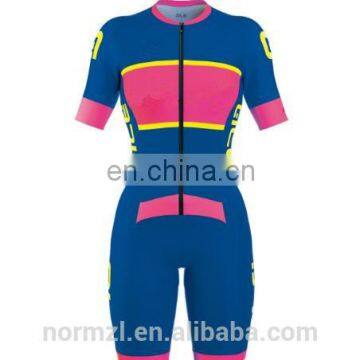 Vivid patterns and bright color high elastic hot selling triathlon wear