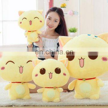 Cute plush cat toys for sale custom stuffed cat