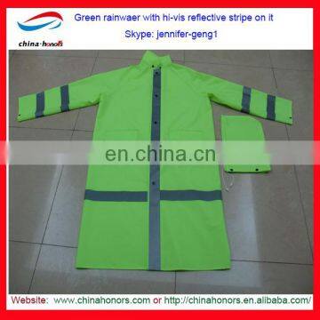 reflective rain coat