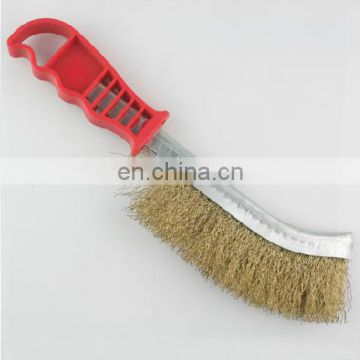 Brass Coated Wire Scratch Brush