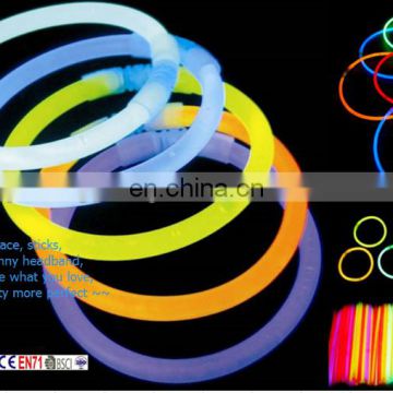 CE,EN71 Standard, BSCI Audit, Wholesale High Quality Promotional Lumistick Glow Stick Bracelets Concert, Event & Party Supplies